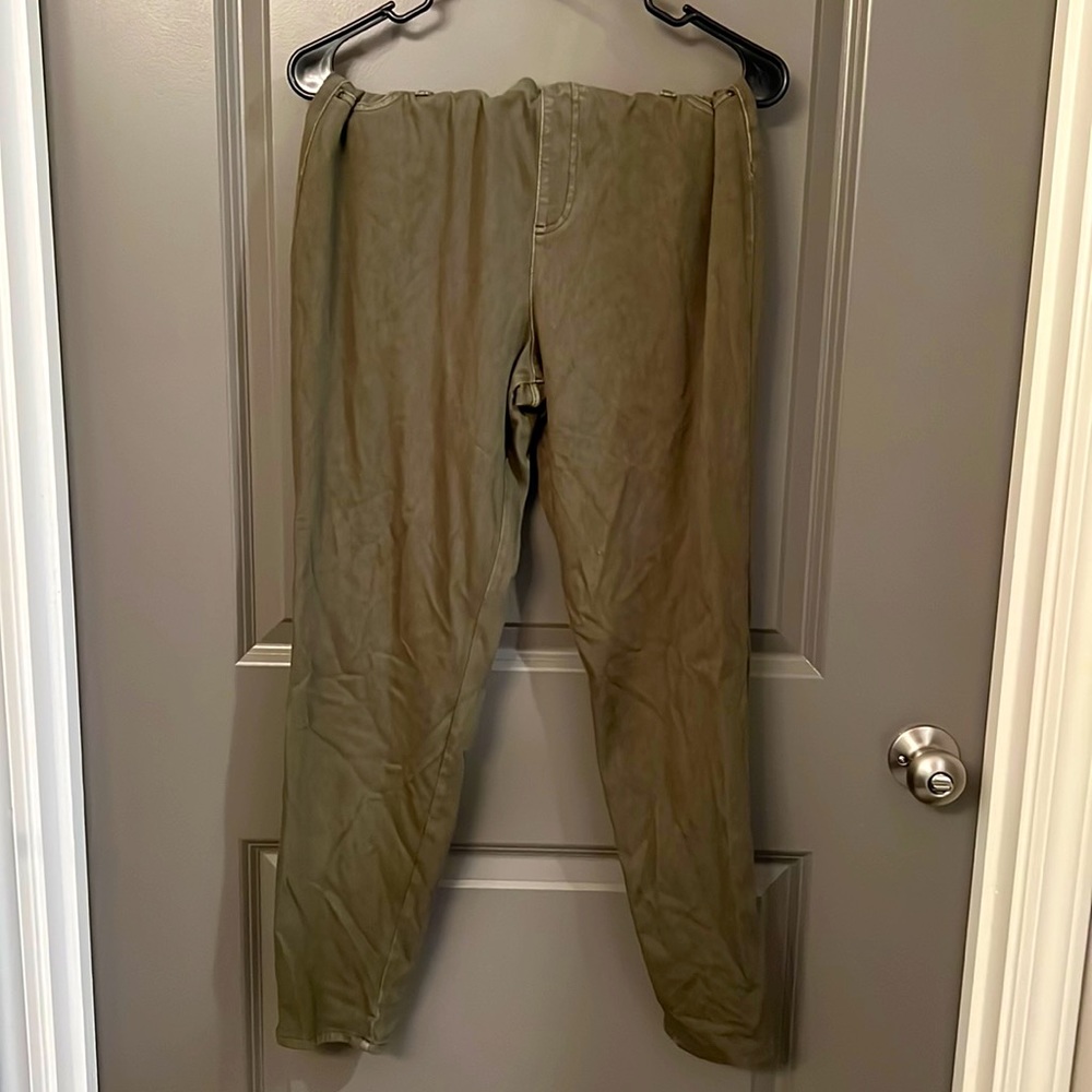 Time & Tru Olive Jeggings Plus Size